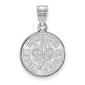 Louisiana Lafayette Ragin' Cajuns Sterling Silver Medium Pendant
