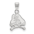 East Carolina Pirates Sterling Silver Small NCAA Pendant