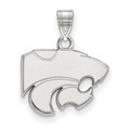 Kansas State Wildcats Sterling Silver Small NCAA Pendant