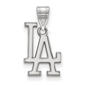 Los Angeles Dodgers Sterling Silver Medium Pendant