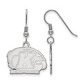 Kent State Golden Flashes Sterling Silver Small Dangle Earrings