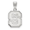 NC State Wolfpack Sterling Silver Medium NCAA Pendant
