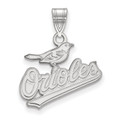 Baltimore Orioles MLB Sterling Silver Medium Pendant