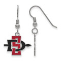 San Diego State Aztecs Sterling Silver Small Dangle Earrings