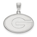 Georgia Bulldogs Sterling Silver Medium NCAA Pendant
