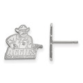 New Mexico State Aggies Sterling Silver Small Post Earrings
