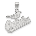 Baltimore Orioles MLB Sterling Silver Large Pendant