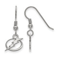Tampa Bay Lightning Sterling Silver Extra Small Dangle Earrings
