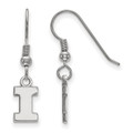 Illinois Fighting Illini Sterling Silver X Small Dangle Earrings