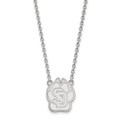 South Dakota Coyotes Sterling Silver Large NCAA Pendant Necklace