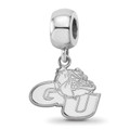 Gonzaga Bulldogs Sterling Silver Small Dangle Bead