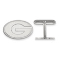 Georgia Bulldogs Sterling Silver Cuff Links