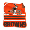Cleveland Browns Raschel Throw Blanket