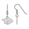 Nashville Predators Sterling Silver Extra Small Dangle Earrings
