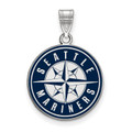 Seattle Mariners Sterling Silver Large Pendant