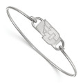 Dayton Flyers Sterling Silver Wire Bangle Bracelet