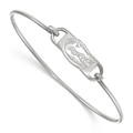 Florida Gators Sterling Silver Wire Bangle Bracelet