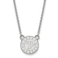 Texas Rangers Sterling Silver Small Pendant Necklace