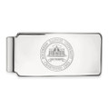 Southern Illinois Salukis Sterling Silver Crest Money Clip