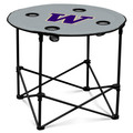 Washington Huskies Round Folding Table