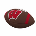 Wisconsin Badgers Team Stripe Official Size Composite Football