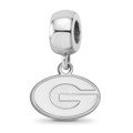 Georgia Bulldogs Sterling Silver Extra Small Bead Charm