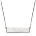 Philadelphia Phillies Logo Art Sterling Silver Bar Necklace