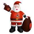Cleveland Browns 7 ft. Inflatable Santa