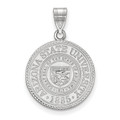 Arizona State Sun Devils Sterling Silver Large Crest Pendant