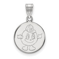 Syracuse Orange Sterling Silver Medium Disc Pendant