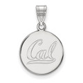 California Golden Bears Sterling Silver Medium Disc Pendant