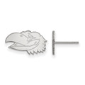 Kansas Jayhawks College Sterling Silver Extra Small Post Earrings