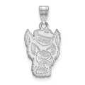 NC State Wolfpack College Sterling Silver Large Pendant