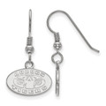 Auburn Tigers NCAA Sterling Silver Extra Small Dangle Earrings