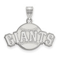 San Francisco Giants Sterling Silver Medium Pendant