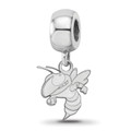 Georgia Tech Yellow Jackets Sterling Silver Small Dangle Bead