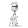 Michigan State Spartans Sterling Silver Extra Small Bead Charm