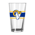 Los Angeles Rams 16 oz. Stripe Pint Glass