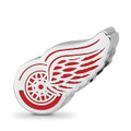 Detroit Red Wings Sterling Silver Enameled Bead