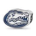 Florida Gators Sterling Silver Enameled Bead