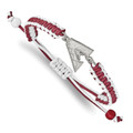 Arizona Diamondbacks Stainless Steel Adjustable Cord Bracelet