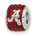 Alabama Crimson Tide Sterling Silver Charm Bead