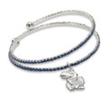 Kansas Jayhawks Amped Logo Crystal Bracelet
