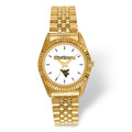 West Virginia Mountaineers Pro Gold Tone Gents Watch