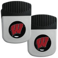 Wisconsin Badgers Clip Magnet with Bottle Opener - 2 Pack