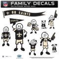 New Orleans Saints Large Family Decal Set