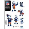 Denver Broncos Small Family Decal Set