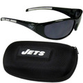 New York Jets Wrap Sunglasses And Hard Case