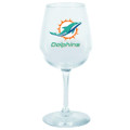 Miami Dolphins Boxed Wine Glass
