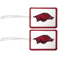Arkansas Razorbacks Vinyl Luggage Tag - 2 Pack
